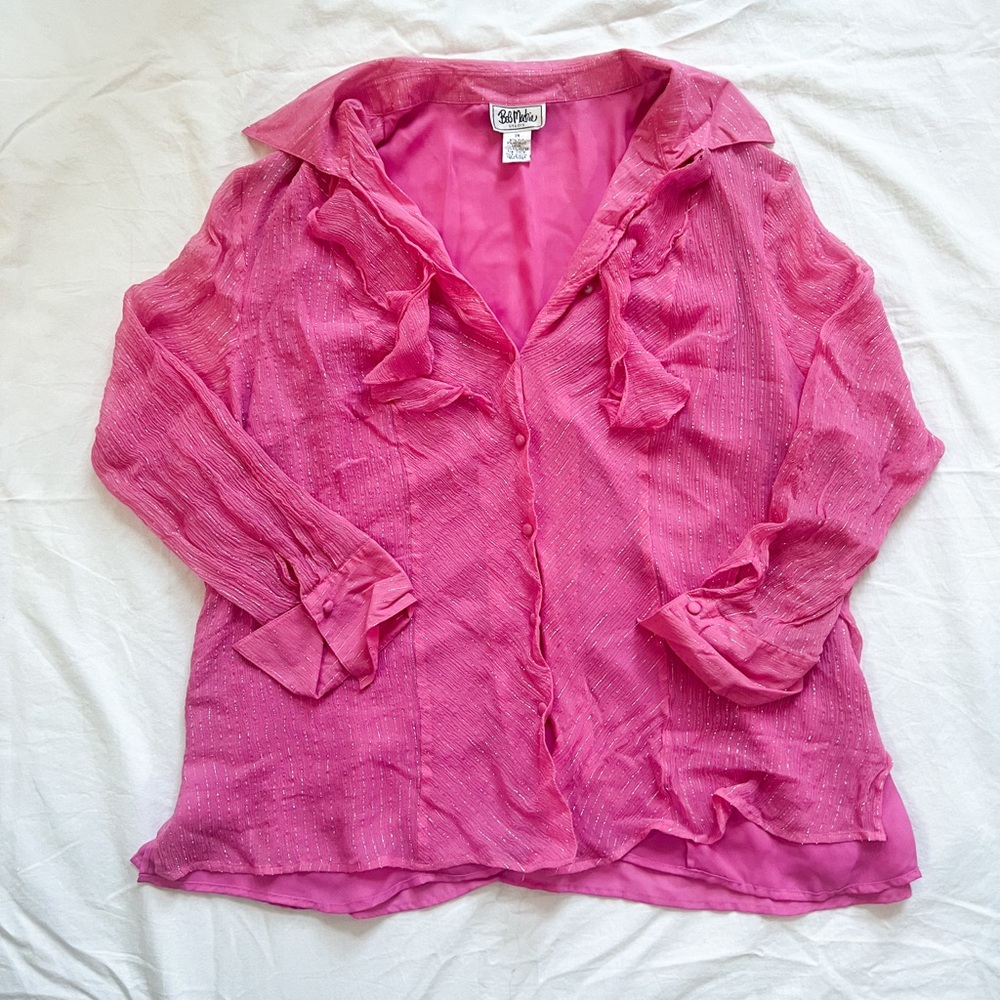 Bob Mackie Pink Women's Top